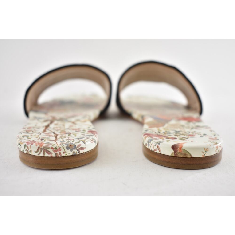 Christian Dior Dway Jardín D’ Hiver Embroidered Logo Slide Mule Flat Sandal 39 - Picture 14 of 15